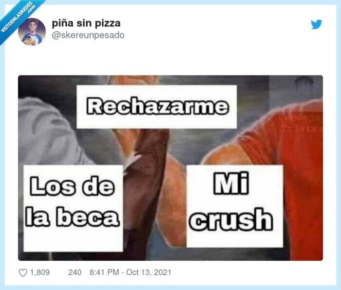 rechazar,beca,crush