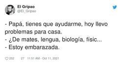 Enlace a Problemas mayores, por @El_Gripao