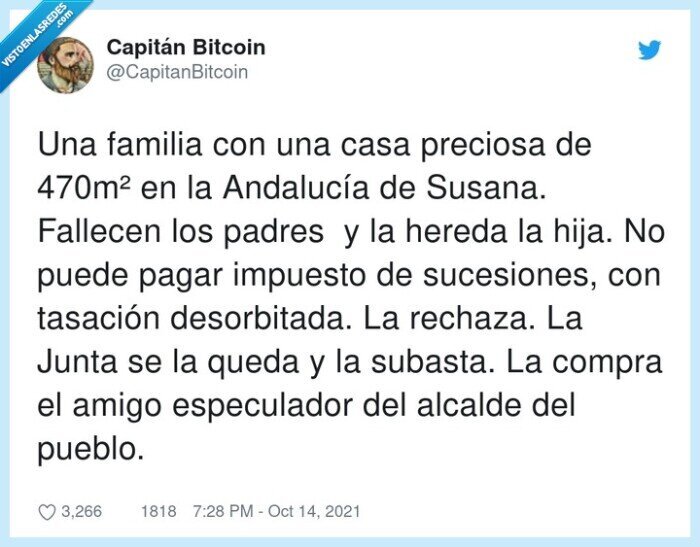 desorbitada,especulador,sucesiones,andalucía,tasación,impuesto