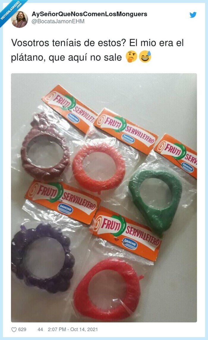 frutas,danone,servilleteros