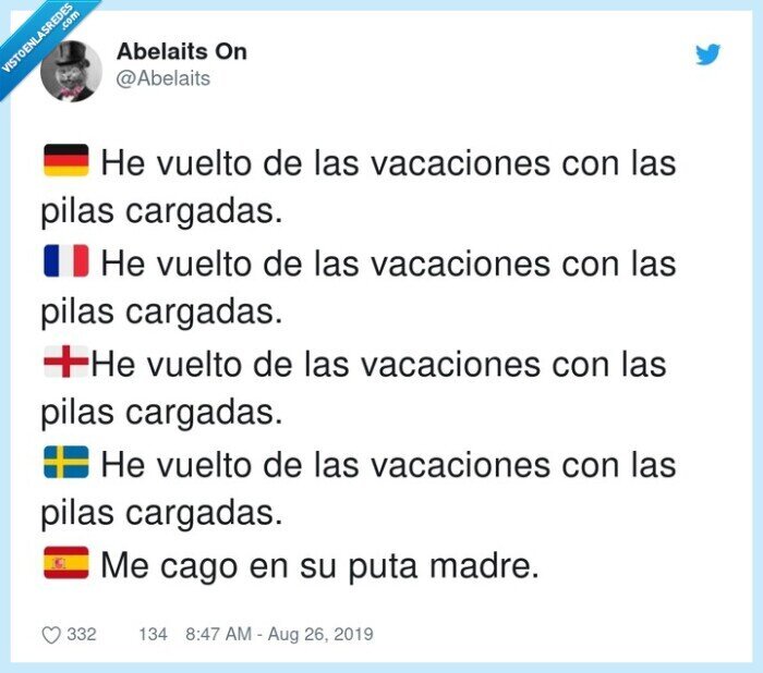 volver,vacaciones,pilas cargadas,tpm