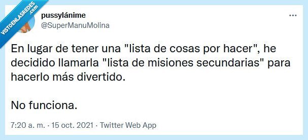 lista,cosas por hacer,misiones,secundarias,divertido