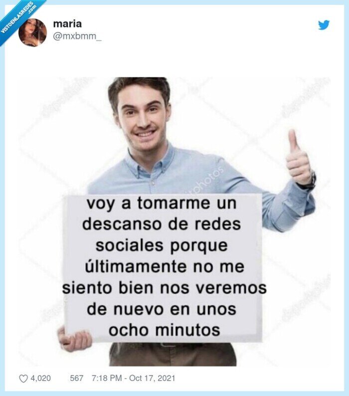 descanso,redes sociales,volver