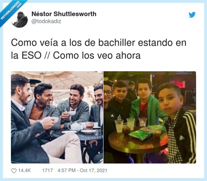 bachiller,ver,jóvenes,viejos,perspectiva