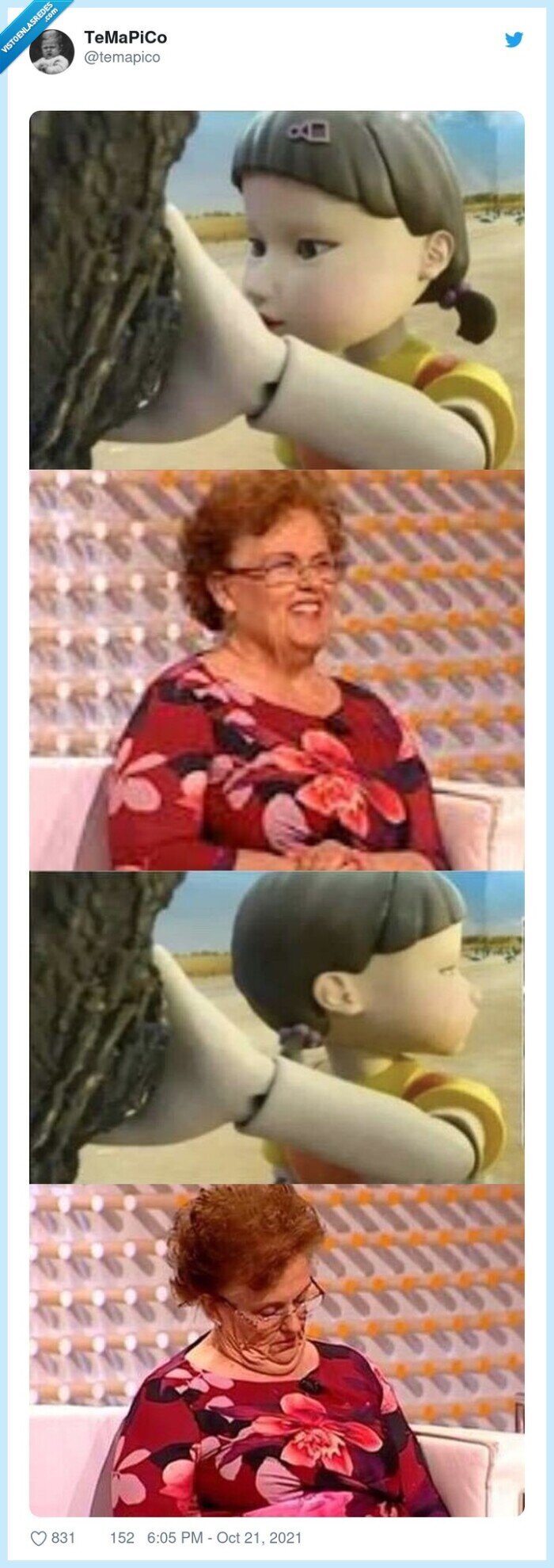 el juego del calamar,dormirse,maruja