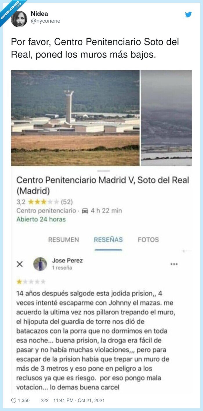 centro penitenciario,review,soto del real