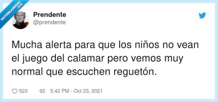 reguetón,escuchar,el juego del calamar,alerta,normal,niños