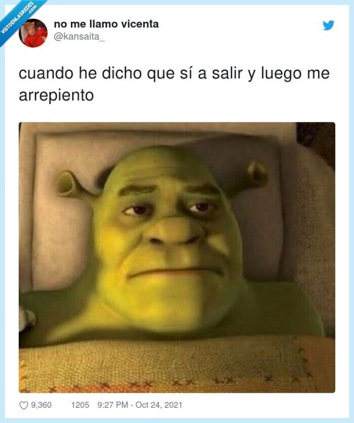 arrepentirse,salir,cama,quedarse