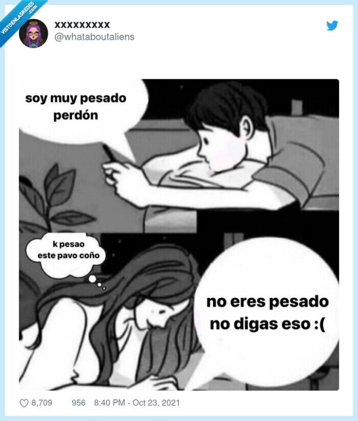 pesao,cansino,conversación,ligar