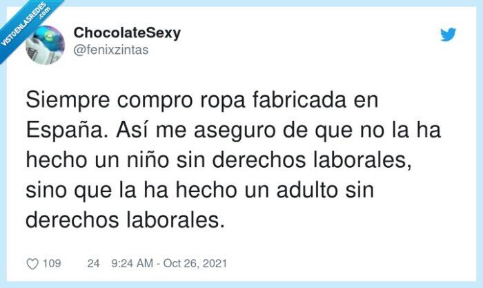 derechos laborales,ropa fabricada,españa