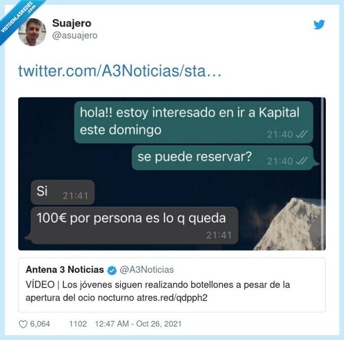 botellon,ocio nocturno,kapital,precio