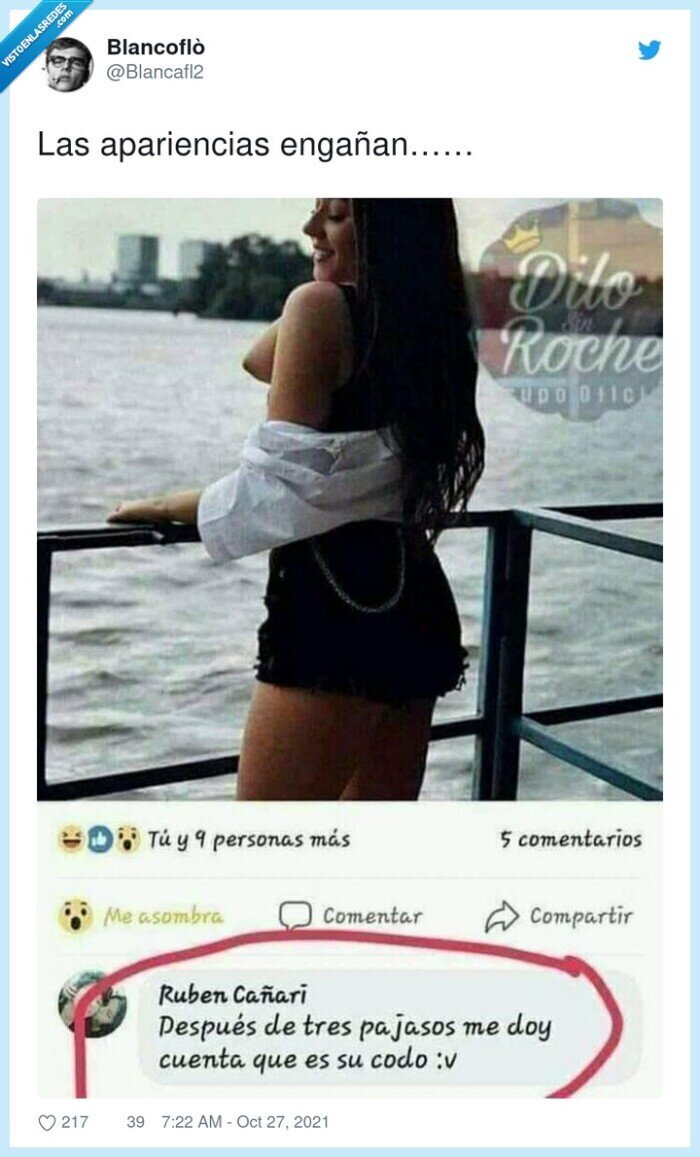 engañan,apariencias,codo