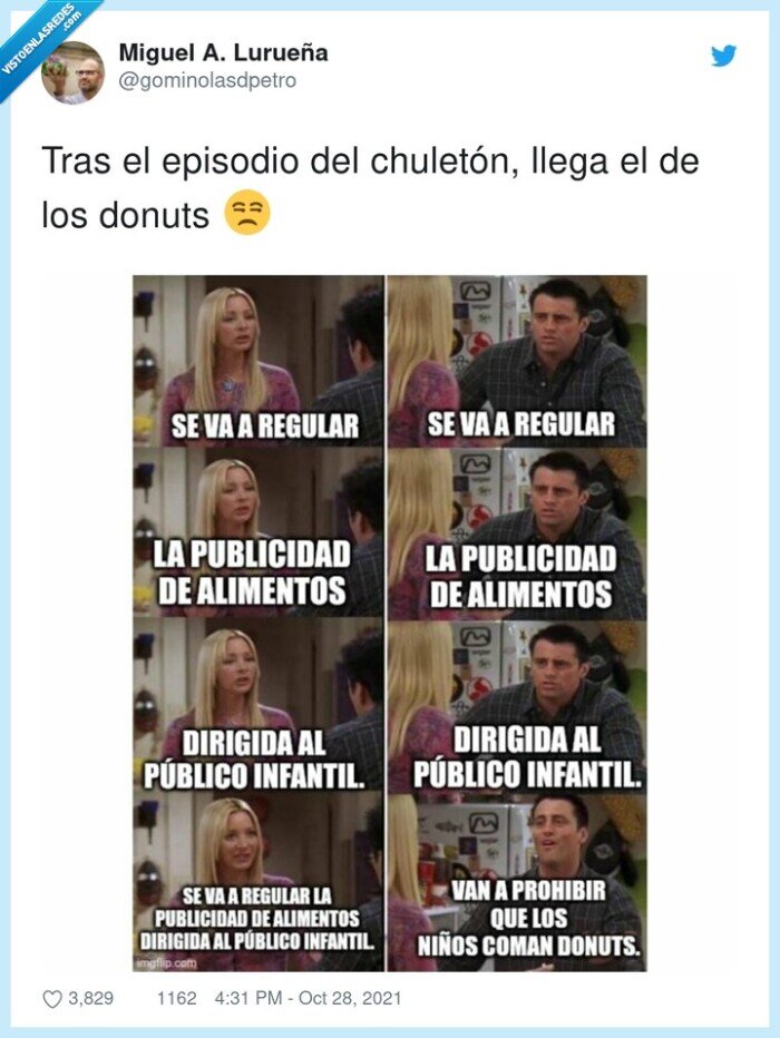 chuletón,episodio,donuts,joey,phoebe