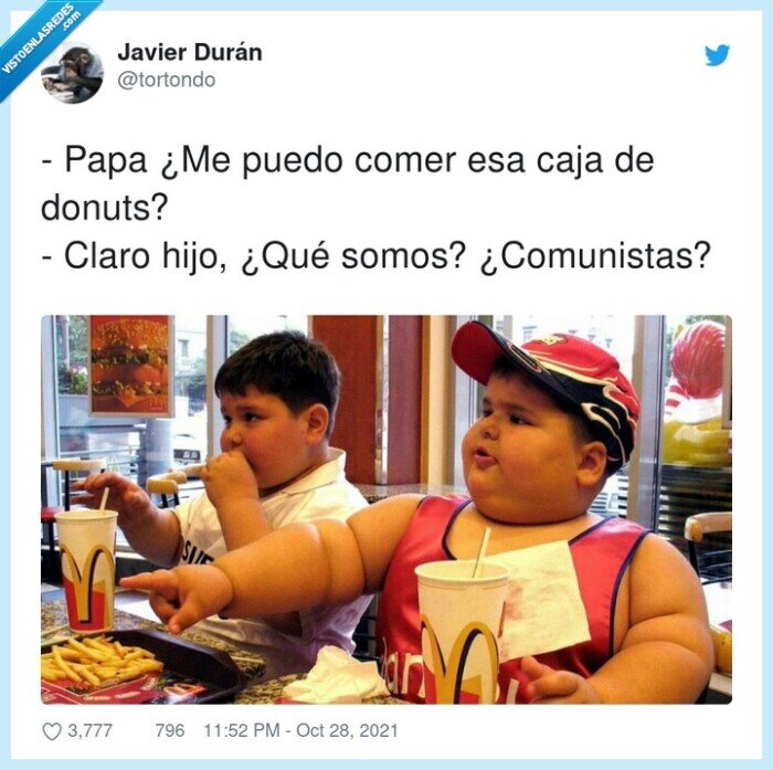 comunistas,donuts,dulces,ley psoe