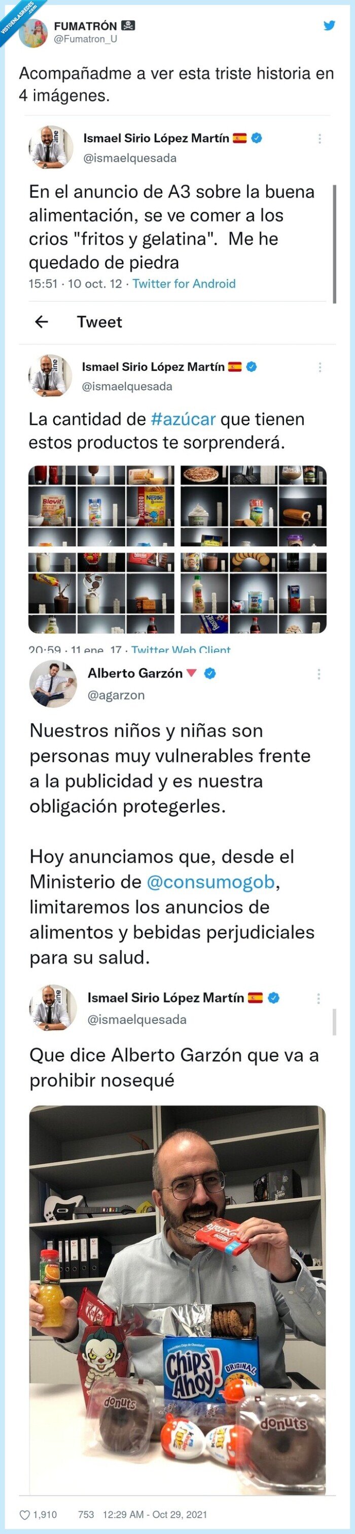 tonto,alberto garzon,ismael sirio,dulces,chocolate