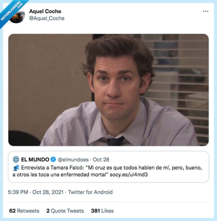 tamara falcó,enfermedad mortal,cruz