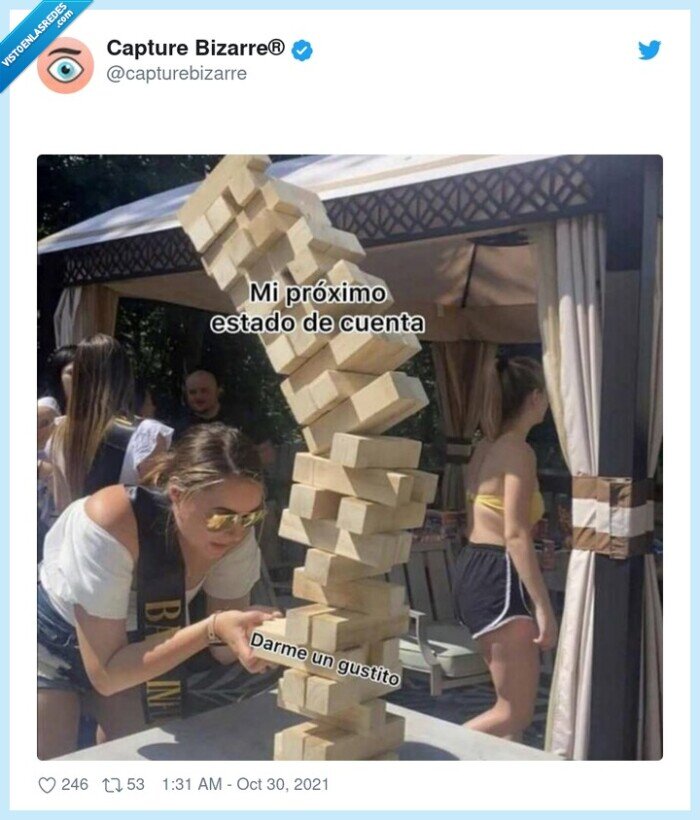 capricho,gustito,cuenta,jenga