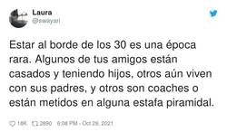 Enlace a Pues estar al borde de los 40 no mejora. Es lo mismo pero los de la estafa piramidal ahora están metidos en las criptomonedas, por @swayari