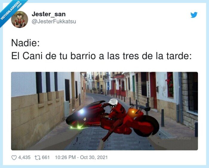 barrio,nadie,tarde,cani,tres,moto,ruido