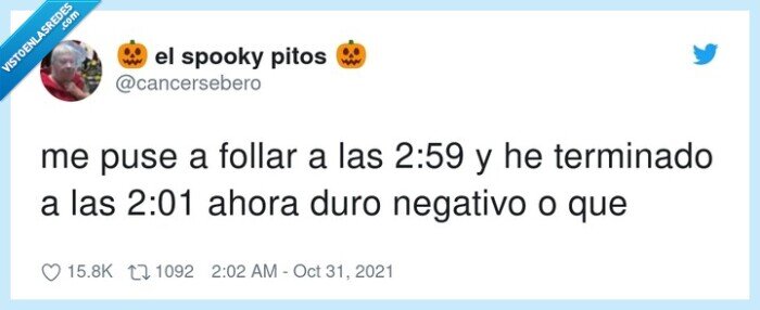 terminado,negativo,cambio de hora,sexo,durar