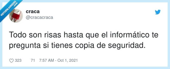 informático,copia de seguridad,pregunta,risas
