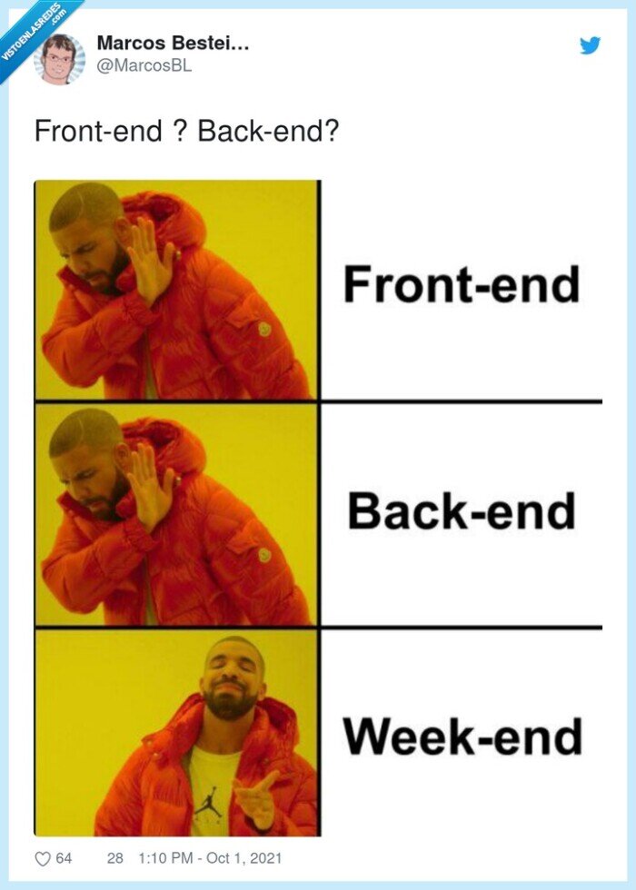 frontend,backend,weekend,drake