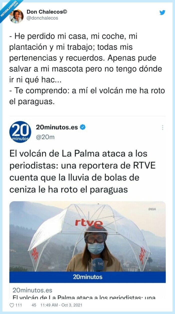 pertenencias,plantación,paraguas,la palma,recuerdos,volcán