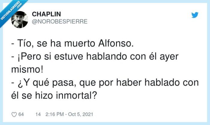 muerto,hablar,ayer,casualidad