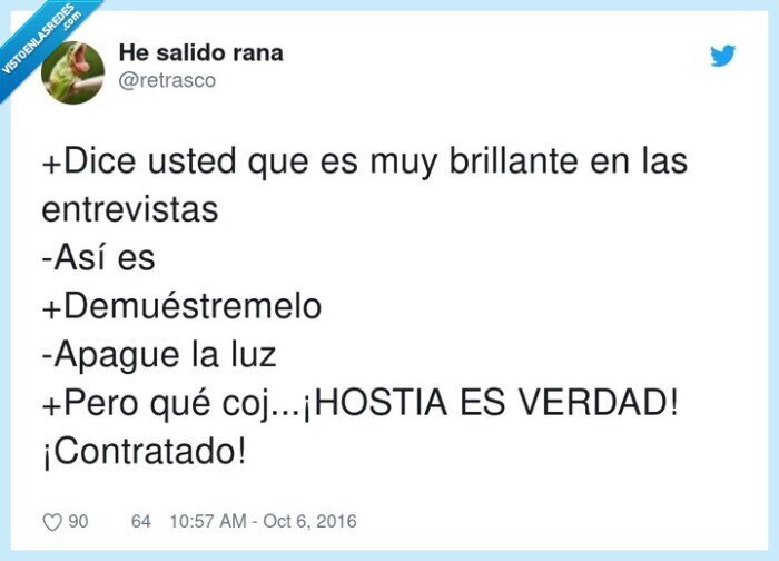 entrevistas,contratado,brillante,apagar