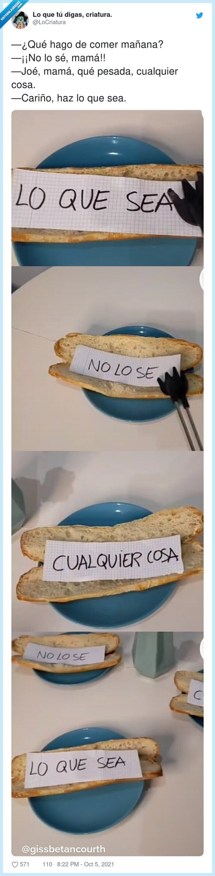 madre,comida,papel,pan,cartel