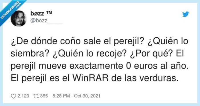 exactamente,verduras,perejil,winrar