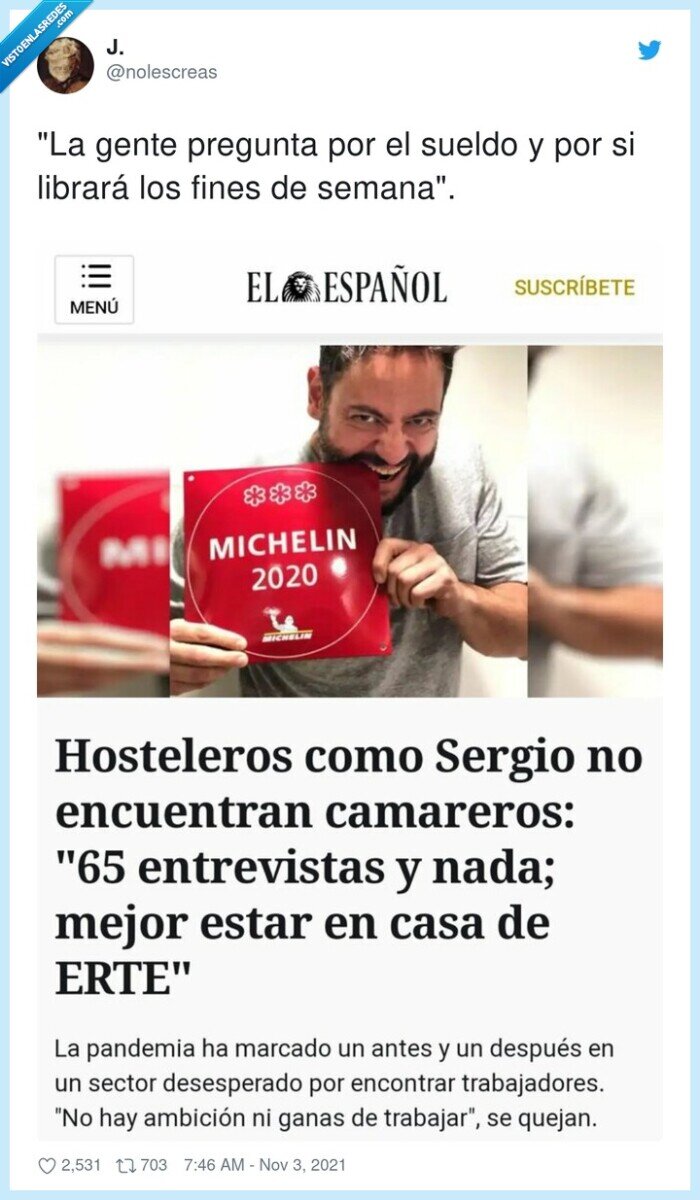 pregunta,librar,sueldo,semana,gente,trabajo,hostelero