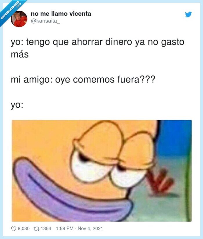 comer,ahorrar,dinero,gasto,amigo