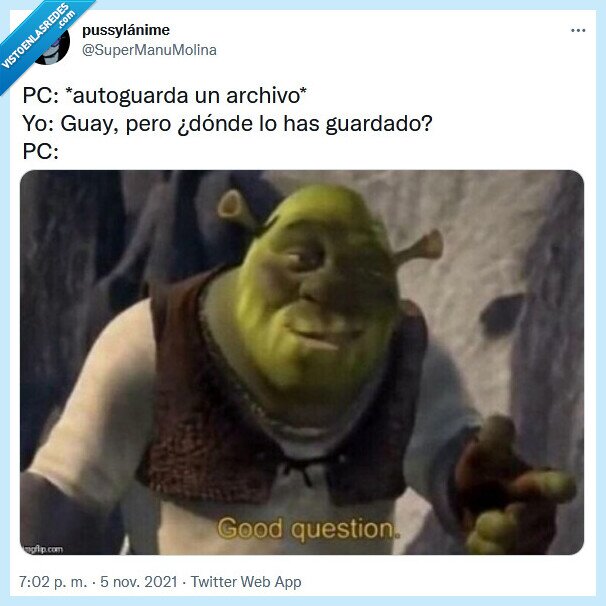 autoguardar,shrek,dónde