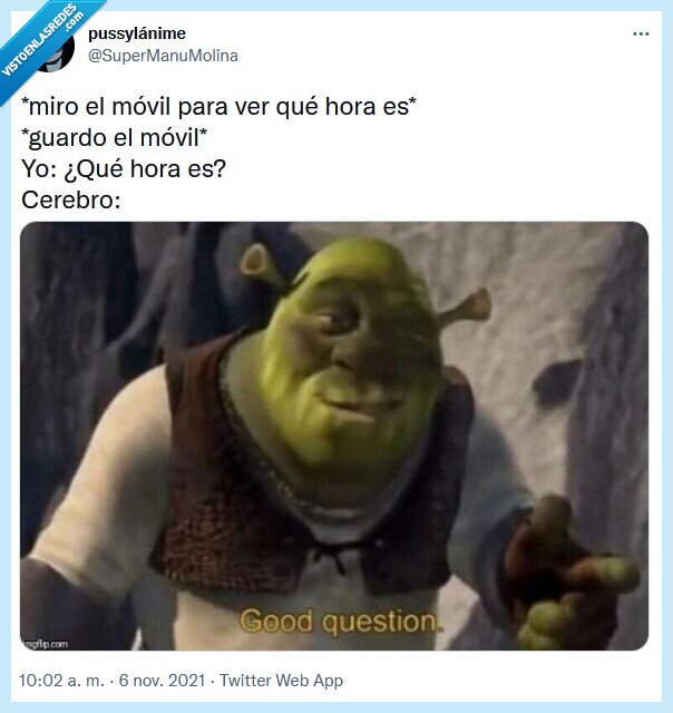 hora,móvil,shrek