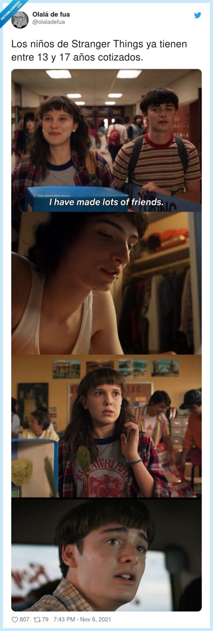 cotizados,stranger,things,niños,mayores,crecido