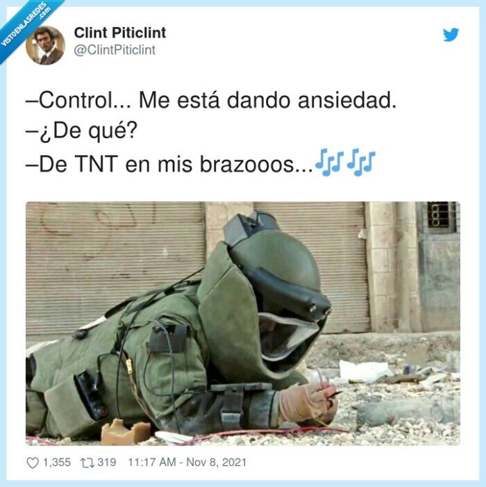 control,ansiedad,soldado,tenerte,tnt