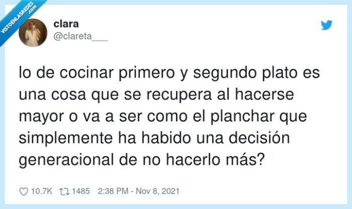 generacional,decisión,recuperar,planchar,cocinar