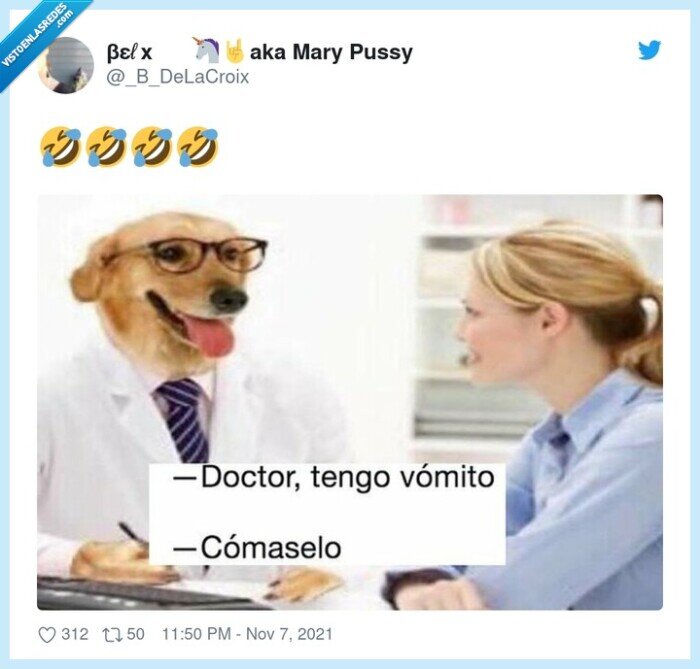 dogtor,doctor,vomito,tragar