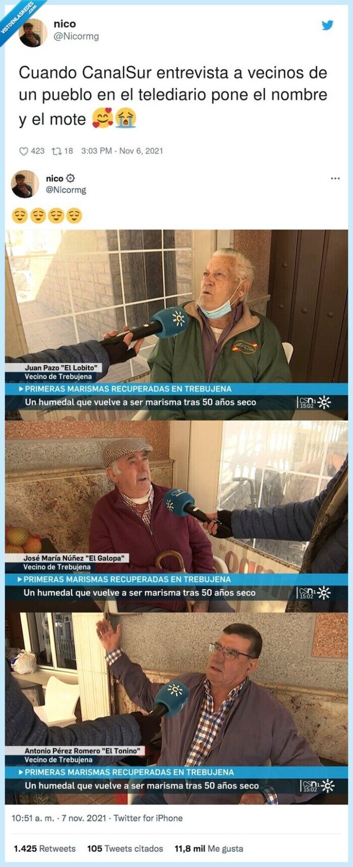 entrevista,telediario,canalsur,vecinos,motes