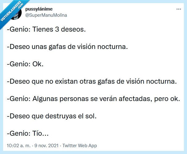 genio,deseos,gafas,visión
