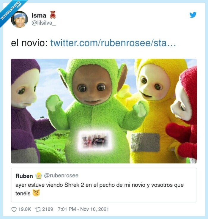novio,teletubbie,pantalla