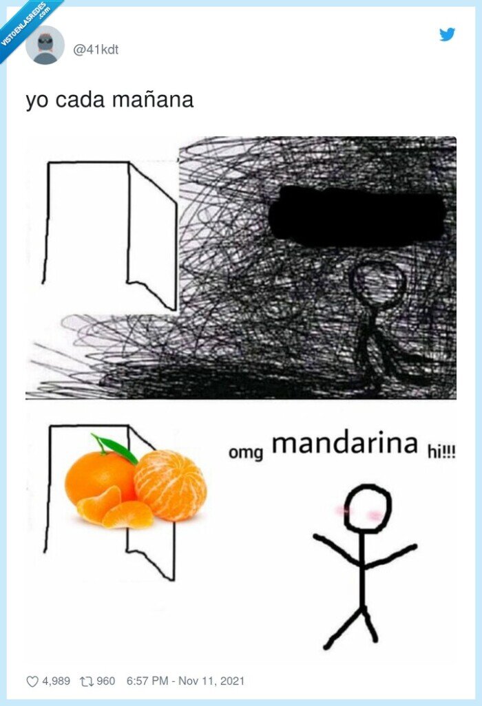 mandarina,mañana