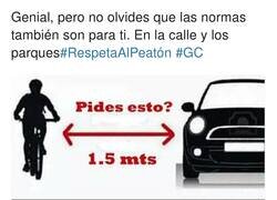 Enlace a Un aviso que nunca viene mal a los ciclistas, por @guardiacivil