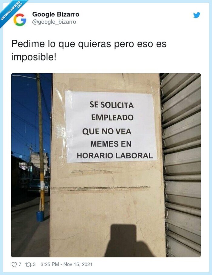 cartel,empleo,horario laboral,memes