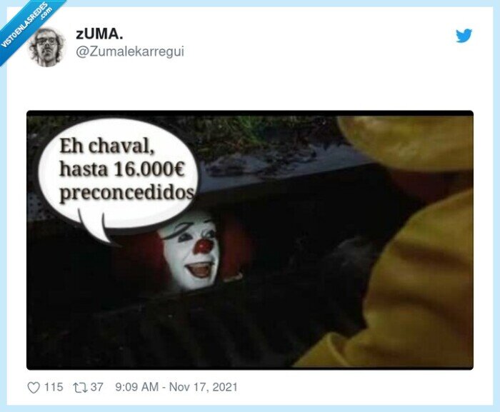 préstamo preconcedido,payaso,it