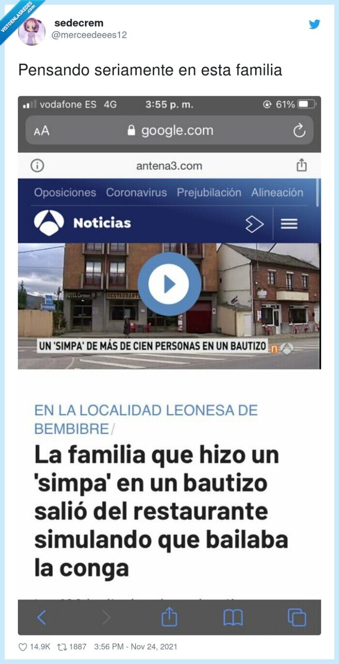 restaurante,bautizo,conga,familia