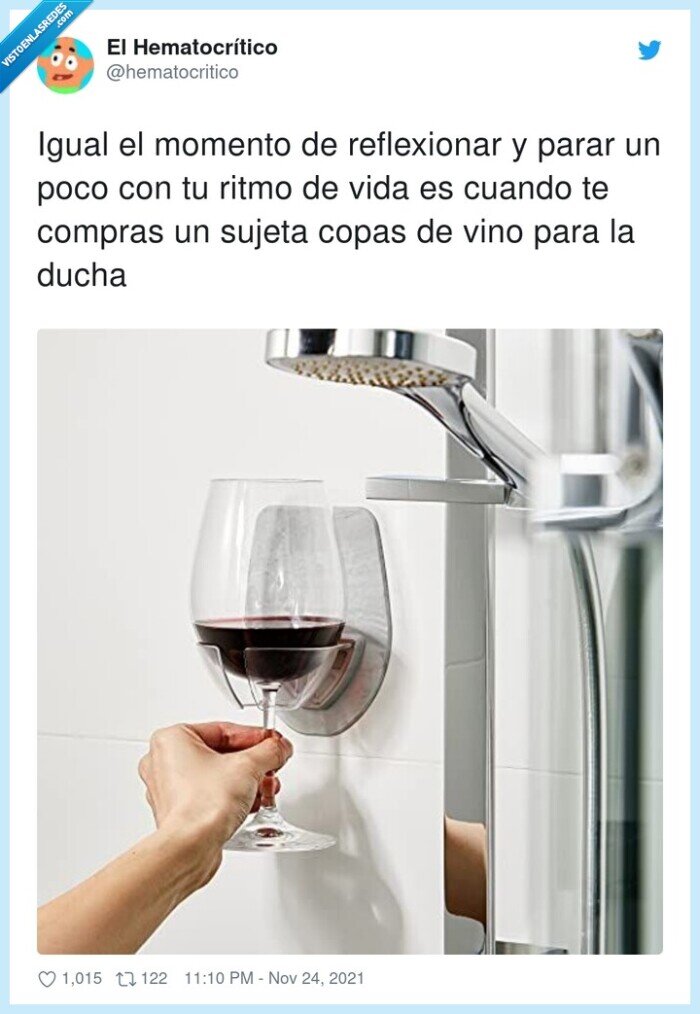 reflexionar,momento,comprar,vino,sujetador,copa,ducha