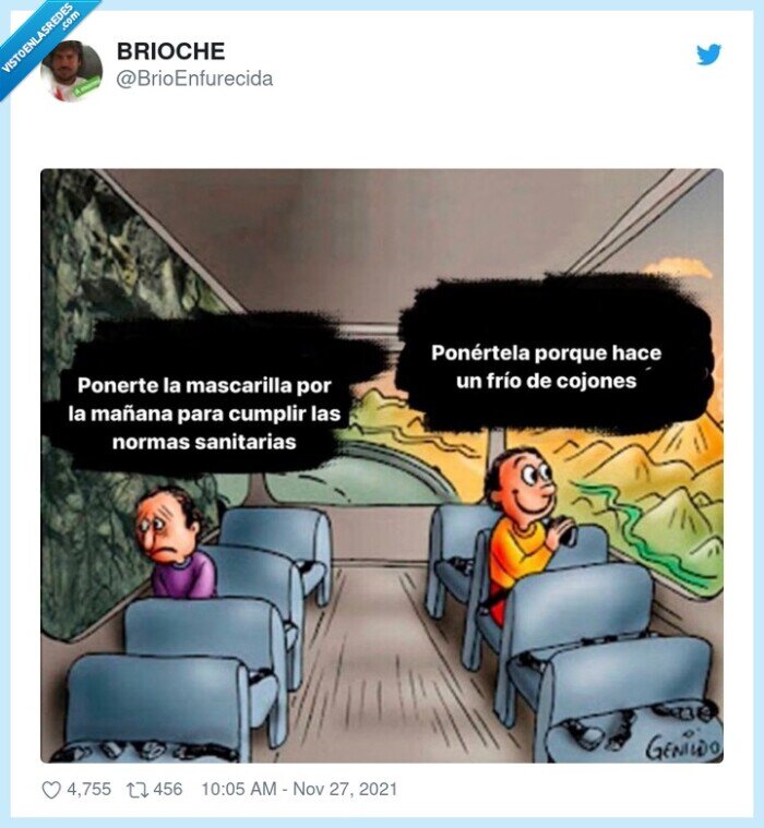 mascarilla,frío,abrigar,bus,meme,autobús