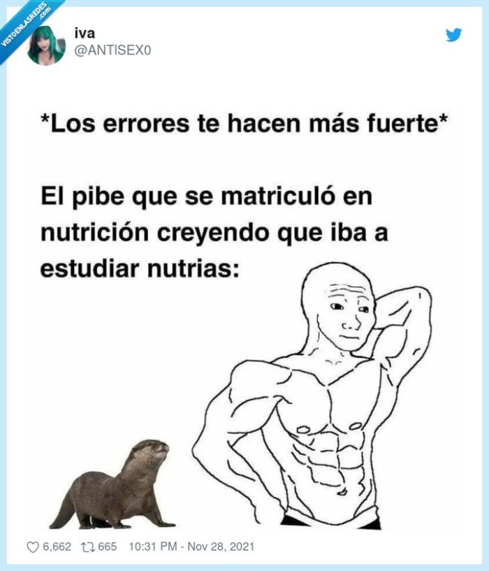 universidad,nutrias,nutrición,chasco